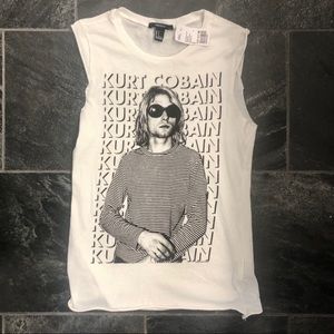 Forever 21 Tank Top Kurt Cobain NWT